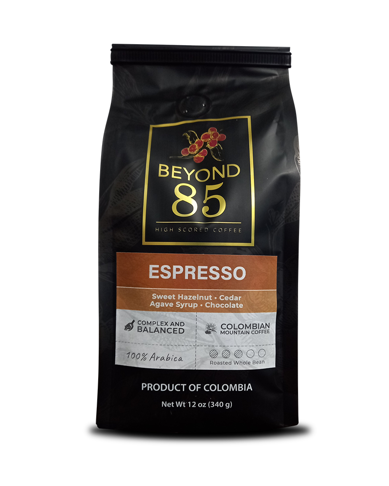 Espresso Premium Colombian Coffee | Beyond 85 Coffee